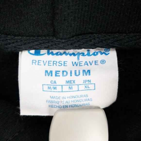 FaZe Clan Hoodie Champion Reverse Weave Men’s Medium Black Relaxed Fit Esports - Picture 3 of 9